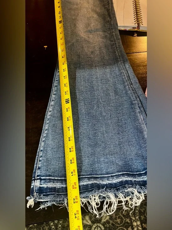 BKE Women's Billie slim fit high rise super flare jeans 28x35.5 - Picture 14 of 14